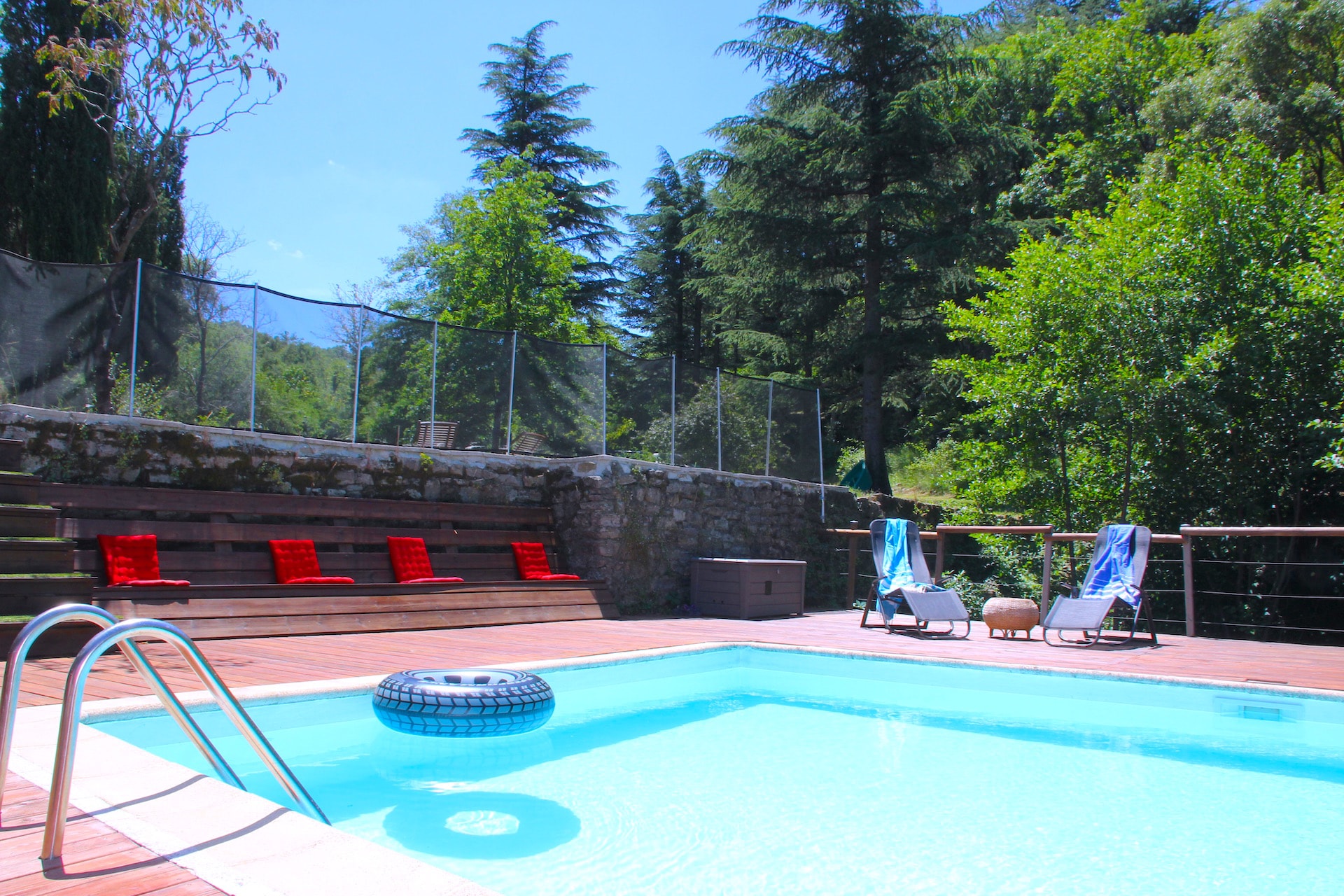 Piscine vue entière